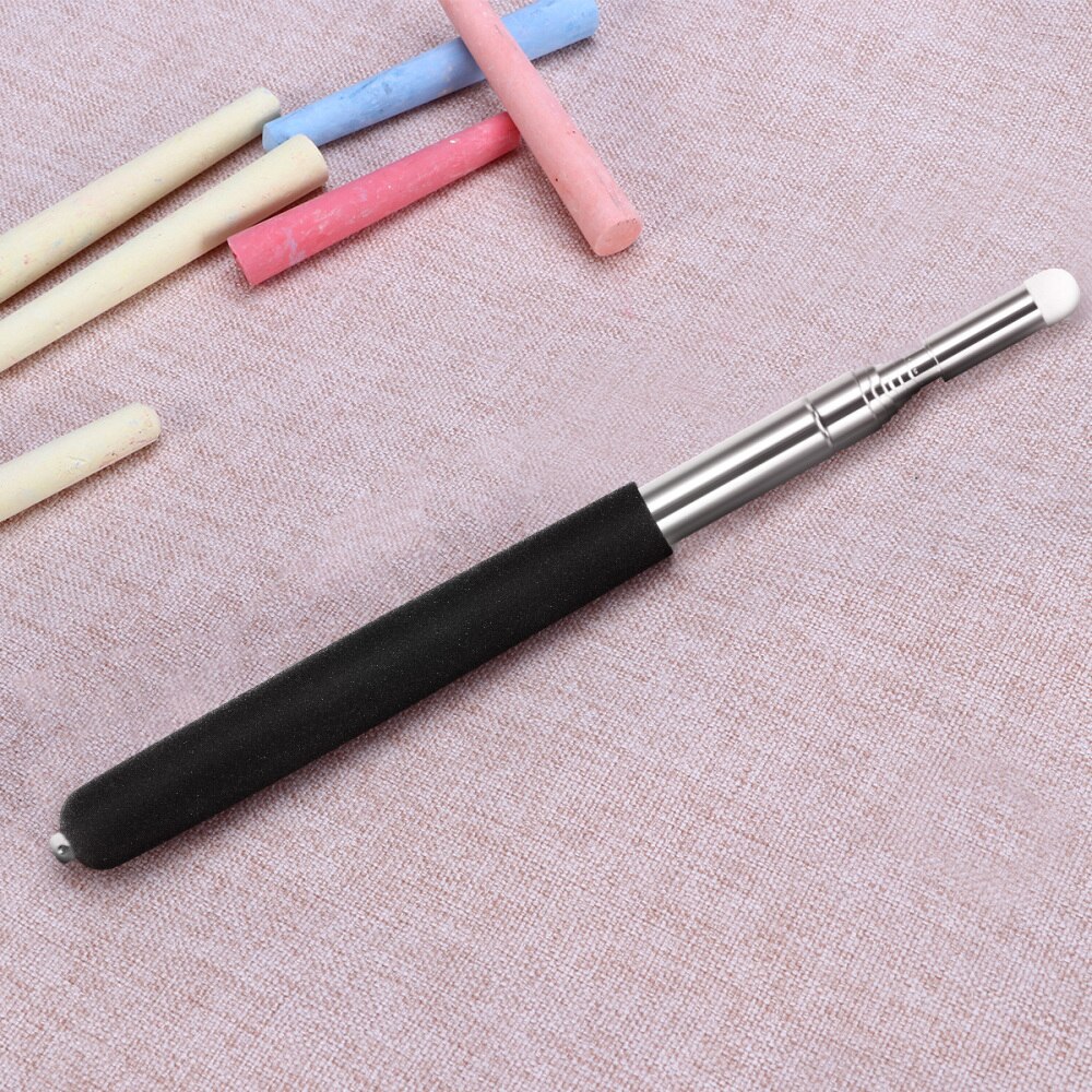 WINOMO-aguja con forma de mano extensible, puntero telescópico retráctil, puntero de pizarra de aula portátil, color negro