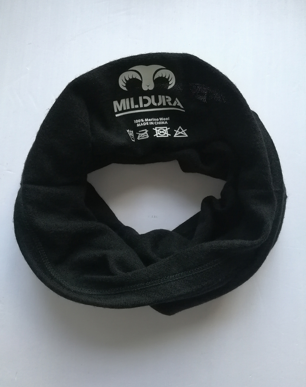 Unisex 100% Merino Wool Neck Gaiter&amp; Bandana Ski Neck Scarf Women Men Merino Wool Ski Neck Gatier Ring Wrap 1 Layer Warm Wrap: Style 1-Black