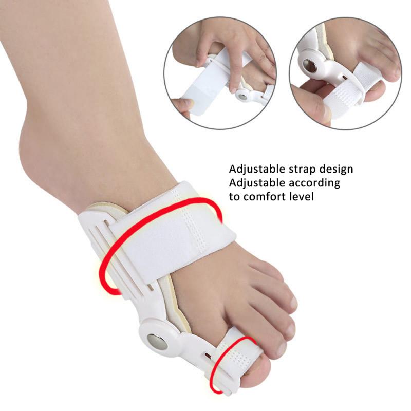 Hallux Valgus Corrector Big Toe Separator Bunion Corrector Orthopedic Stretcher Bone Thumb Adjuster Feet Care Tool Nylon 1 Pcs