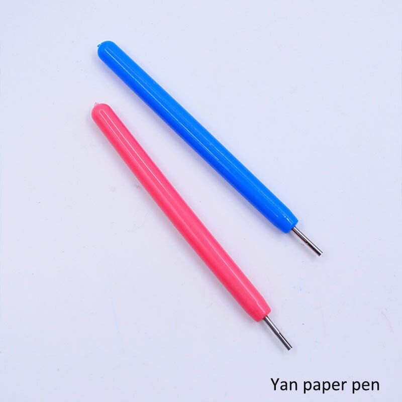 Épingles à fente accessoires artisanat papier fait à la main Yan papier outils fendu trousse à outils Portable pince à épiler papier pour bricolage Quilling 1 pièces