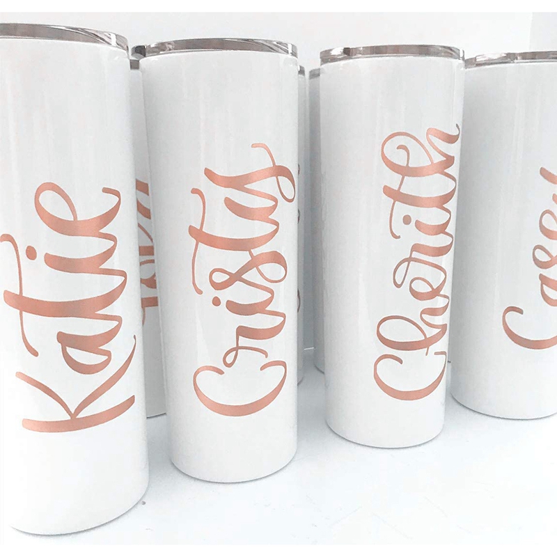 Glossy Holographic Opal Vinyl Chrome Adhesive Permanent Vinyl Film Roll 30X152cm Rose Gold