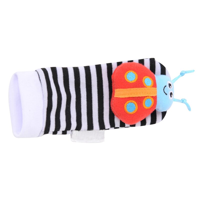 Hochet de poignet pour bébé, ensemble de jouets sensoriels, chaussettes et bracelets