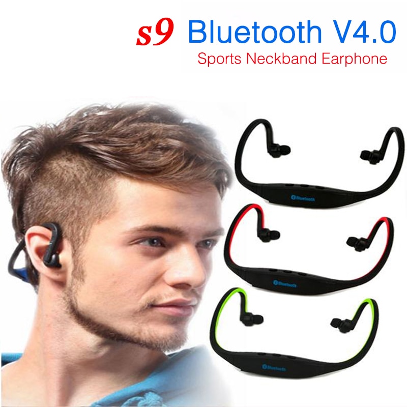 S9 Plus Bluetooth Headset Sport Draadloze Headset Ondersteunt Tf/Sd-kaart Muziek Headset Voor Xiaomi Apple Android huawei