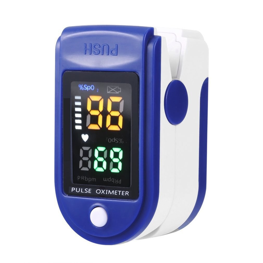 Oxímetro Digital de pulso para la yema del dedo, medidor de saturación de oxígeno en sangre, Monitor de salud SPO2 PR OLED para el hogar: Marfíl