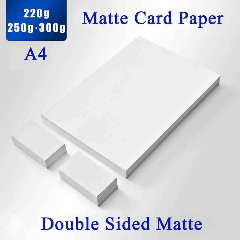 220g 250g Double Side Matte Photo Paper for Business Card/Name Card/Postcard
