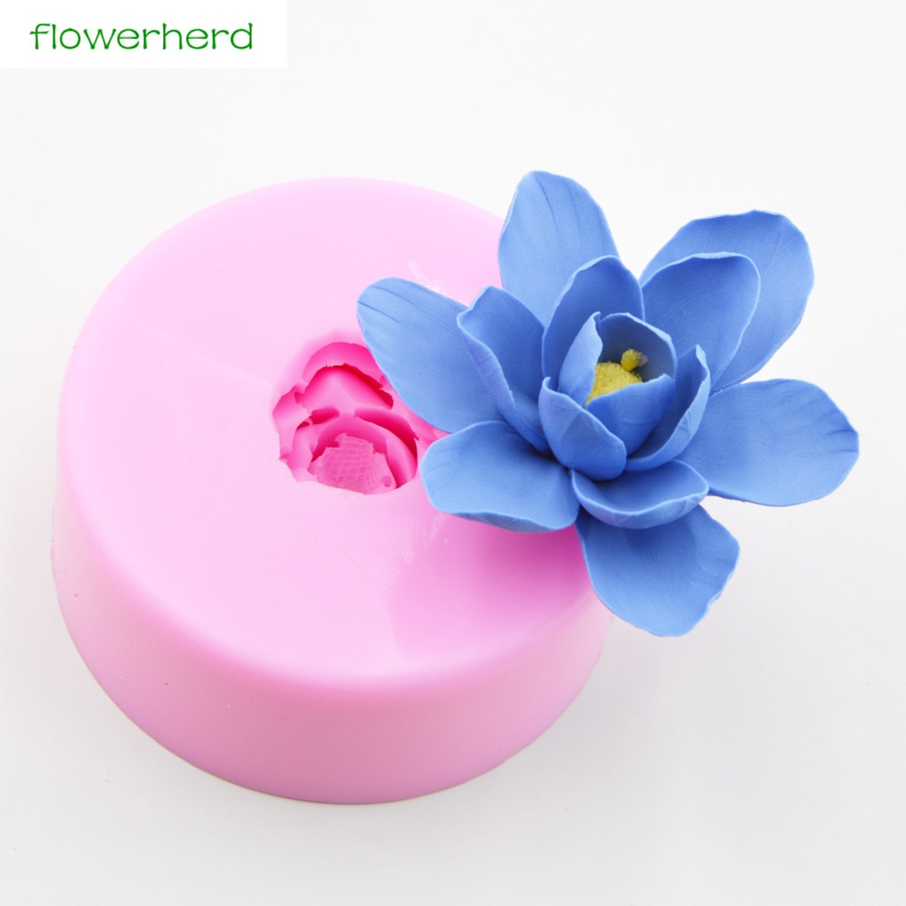 Grote siliconen 3d- delige zeepmal, pruimenbloesembloem, aromatherapie zeepmal, handgemaakte geurzeep, fondant, taartdecoratiegereedschap
