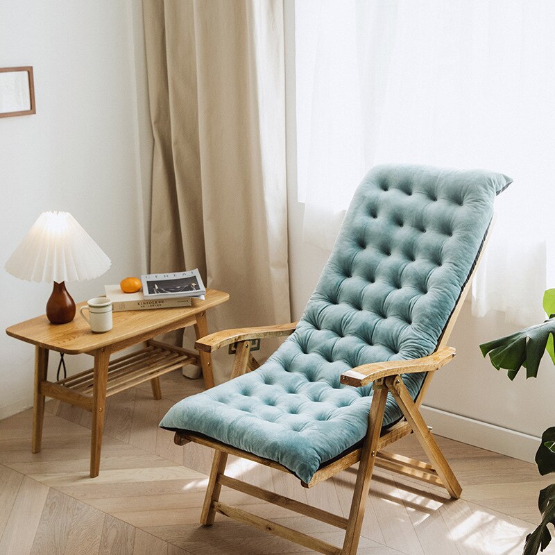 Silla relajante lavable, cojín para sofá cama, almohada para coche, colchón para dormir, de cumpleaños: Blue / 100x40x8cm