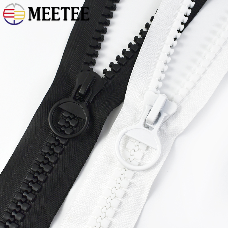 20 # Meetee 60/75/80/100/150/200 cm extra grote hars rits donsjas jas open ritsen vervangbare ritssluiting reparatie accessoires