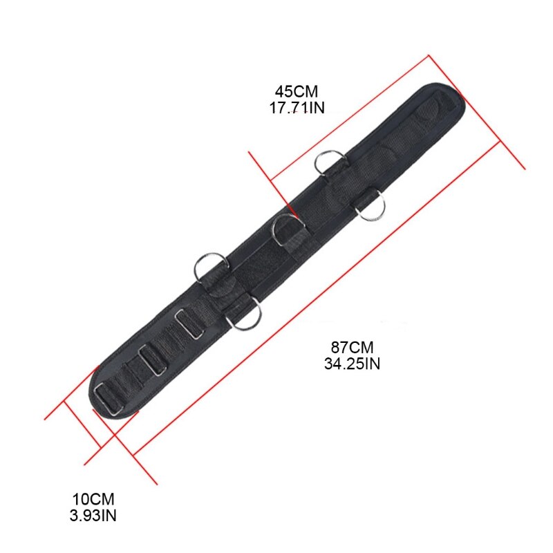 Fitness Pull-up Weighted Dip Resistance Belt Weightlifting Back Support Strap