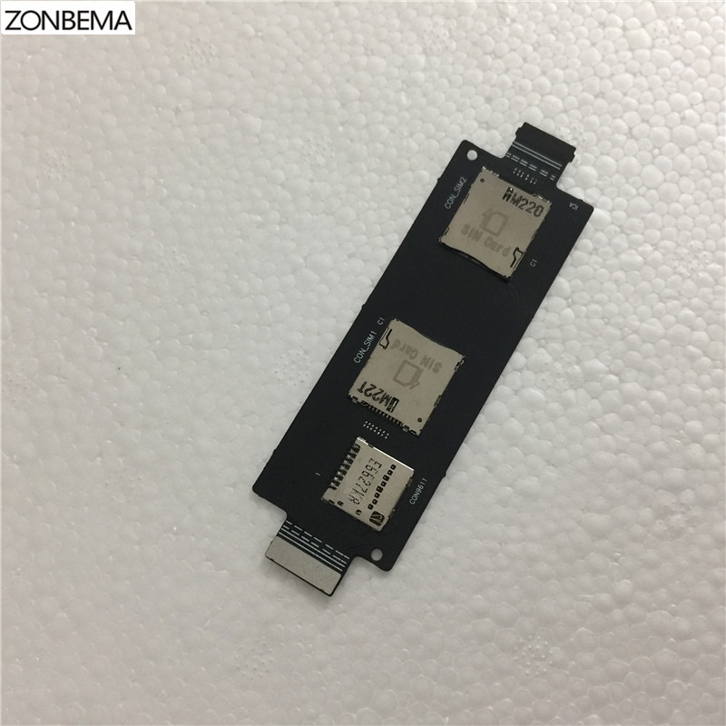Zonbema Sim Kaartlezer Houder Connector Slot Flex Kabel Voor Asus Zenfone 2 5.5 ZE550ML ZE551ML