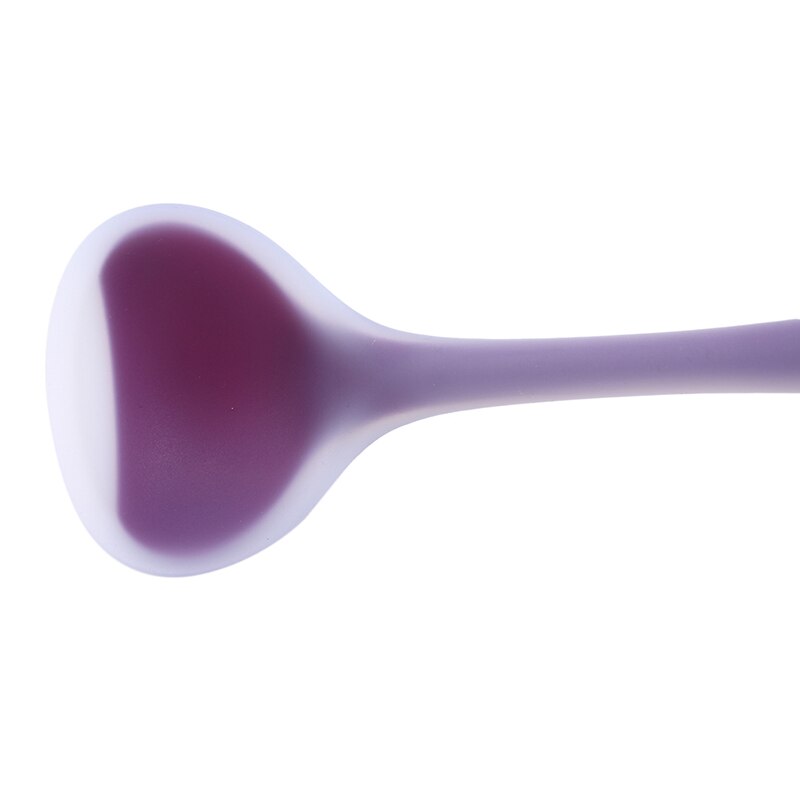 Anti-grip soeplepel siliconen lepel hoge temperatuur antiaanbak doorschijnend keuken kookgereedschap geen pijn lepel