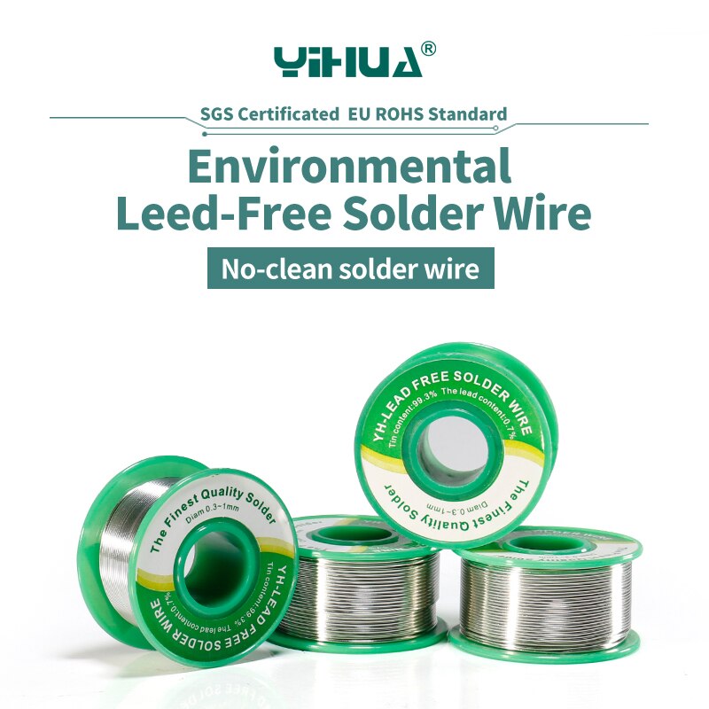 Yihua 0.8Mm 1Mm 50G 100G Optionele Soldeer Roll Tin Wire Melt