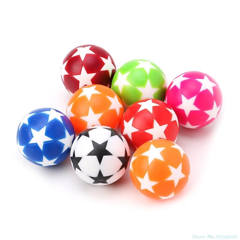 2pcs 32mm Plastic Table Soccer Ball Football Foosball Fussball Machine Parts