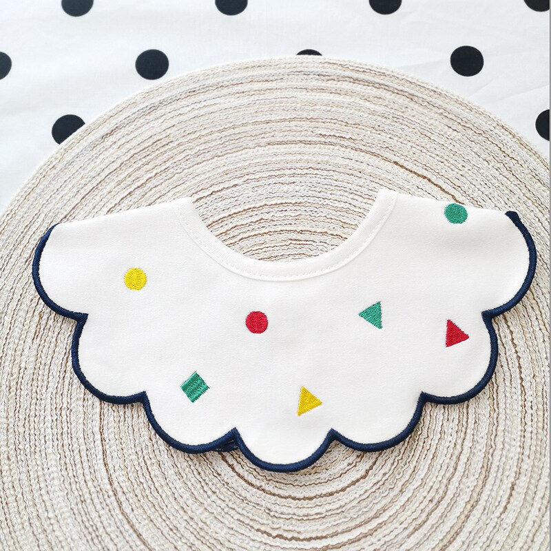 Bavoir en coton pour bébé, joli nœud papillon, serviette de salive pour garçons et messieurs, col en dentelle pour filles: 16