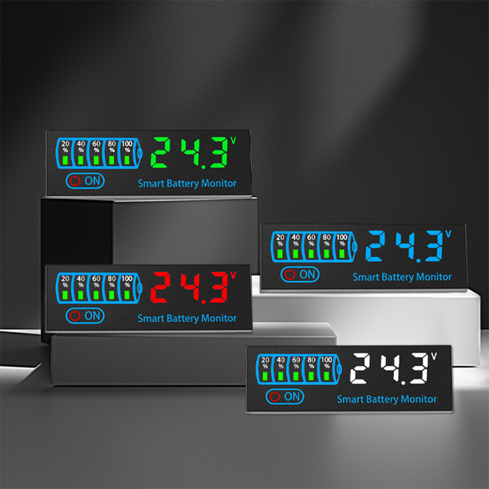 DC7-55V Säure/Lithium Universal Batterie Lade Anzeige Bord Batterie Level Anzeige Spannung Batterie Lade Tester 3S-14S
