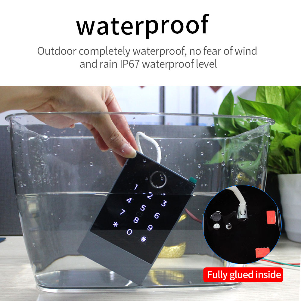 Ttlock K3/K3F Vingerafdruk Toegangscontrole Deur Systeem Opener Voor Intercom Nfc Bluetooth Elektrische Poort Keypad 13.56Mhz Rfid kaart