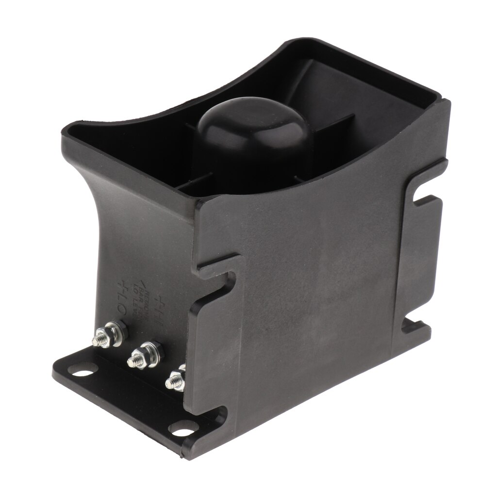 Universal 12V-24V Heavy-Duty Vehicle Truck Car Reverse Siren Buzzer Alarm Horn Speaker Back Up Alarm 110db Beeper Black