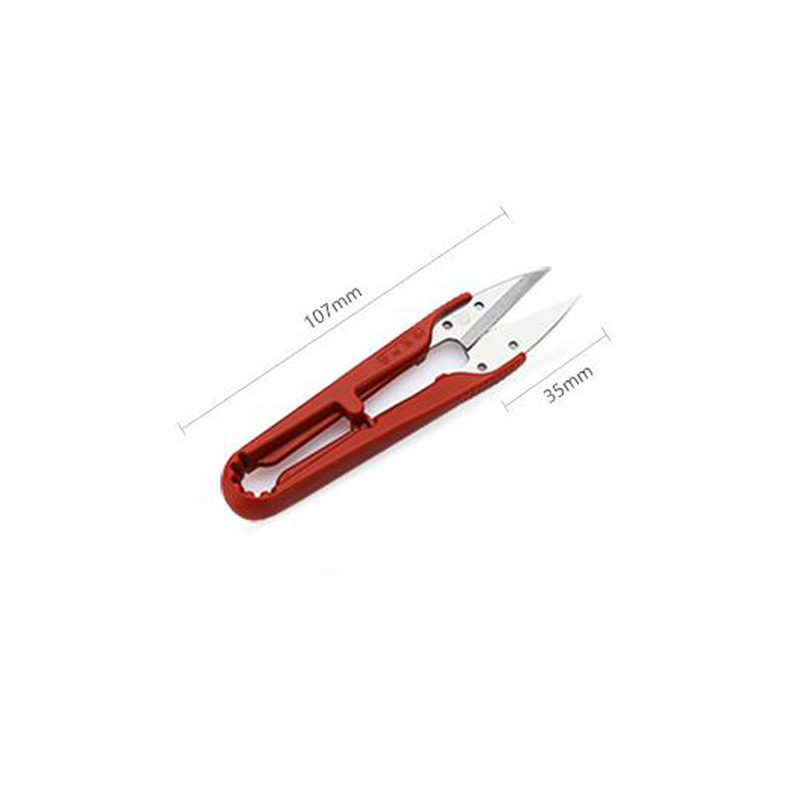 1Pcs U Vorm Clippers Trimmen Briefpapier Schaar Naaien Tangen Knipt Frezen Draad Snippers Trimmen Diy Schaar Gereedschap: JD0193-(PIN-1423)