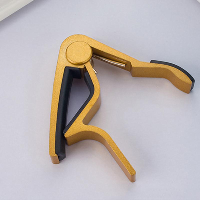 Pinzas de gatillo de cejilla para guitarra eléctrica acústica, guitarras Clásicas y Banjo, afinador con Clip, ukelele, accesorios de Metal para guitarra: 03