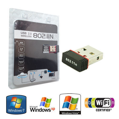 Mini Adaptateur USB Wifi 2.0 – LAN Sans Fil 802.11 N/g/b – Antenne 600Mbps – Neuf