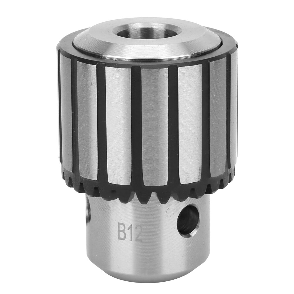 B12 Key Type Drill Chuck High Speed Steel High Accuracy Taper Mounted Drill Chuck 1-10mm Clamping Range