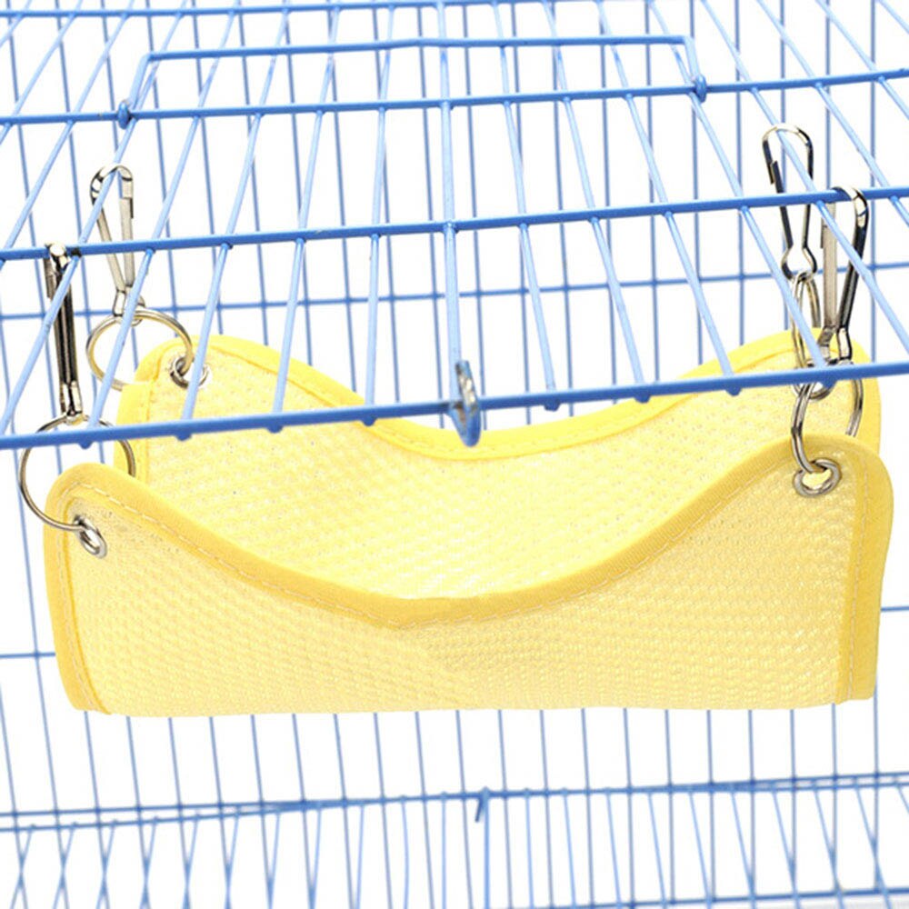 Bola Hamster Kooi Hangmat Voor Ratten Dieren Kleine Hamster Speelgoed Hangmat Opknoping Bed Konijn Speelgoed Cavia Egel Accessoires: Yellow / M
