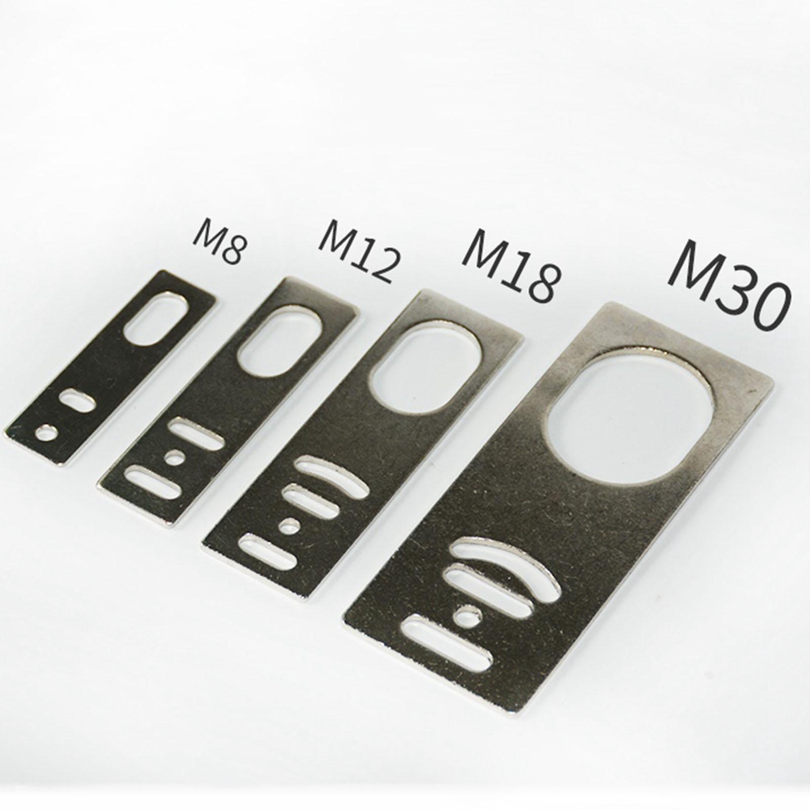 Rechte Bracket Mount Voor M8/M12/M18/M30 Proximity Sensoren Schakelaar Ondersteuning
