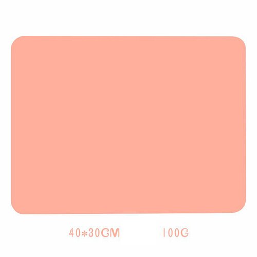 40 x 30cm silikon bordstablett bakisoleringsdyna vattentät halkfri bebisrätt tillbehör barn hem kök servisunderlag: Rosa
