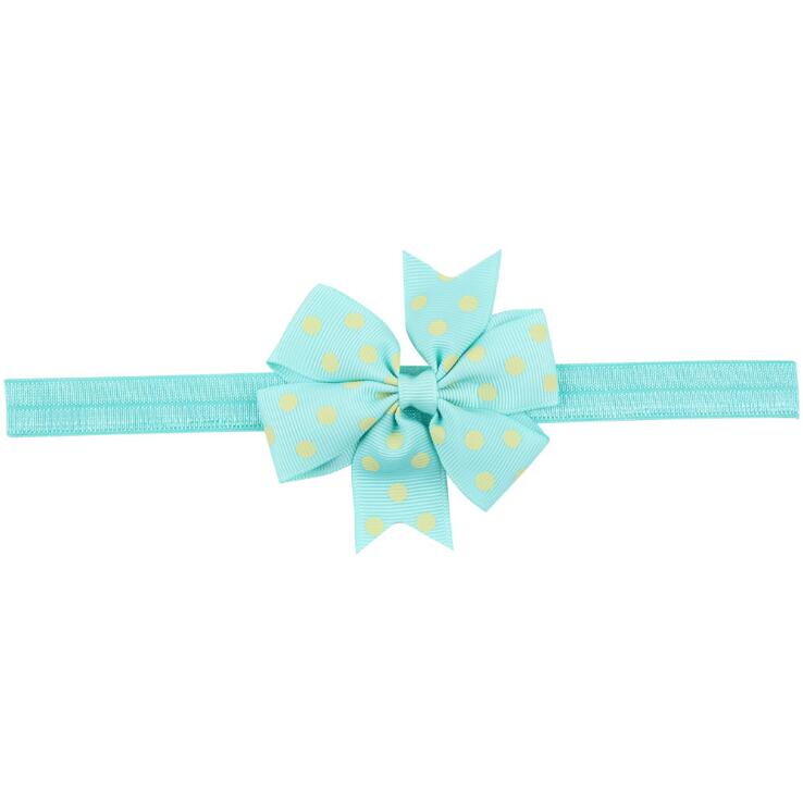 Bébé fille bandeau infantile cheveux accessoires tissu bande -né chapeaux Dot headwrap bambins pansement ruban arcs diadème: 13