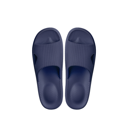 Xiaomi Men Women Couples Flat Slippers Summer Flip Flops Sandals Household Casual Bath Slip On Slides With Bulge Massage Dots: Deep Blue 40-41