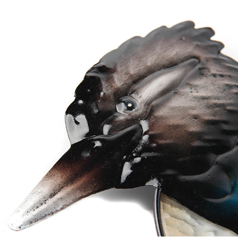 Metalowy ptak dekoracja ścienna robić dekoracji ogrodu zewnętrzne posągi na akcesoria ogrodowe miniaturowe i rzeźby