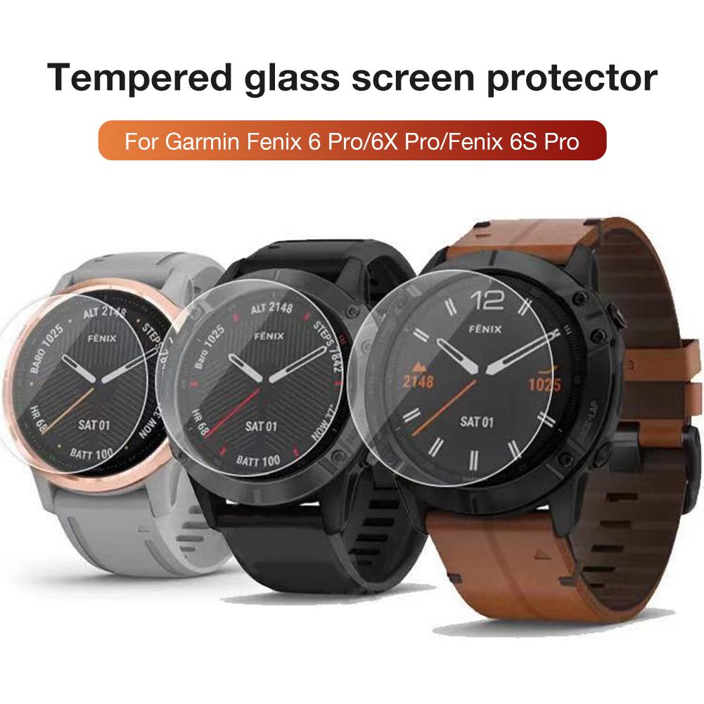 5 stk 9h premie herdet glass til garmin fenix 7 7s 7x 6s 6x 6 pro smartwatch skjerm anti-moden beskyttelse film tilbehør