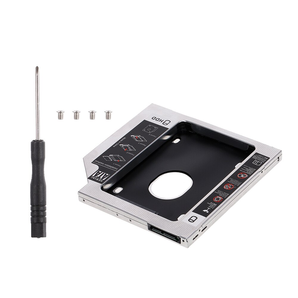 Disk Case 2.5 inch SATA3.0 2nd SSD Hard Drive Universal Enclosure Aluminum Alloy Disk HDD Box for PC Desktop Laptops With Panel