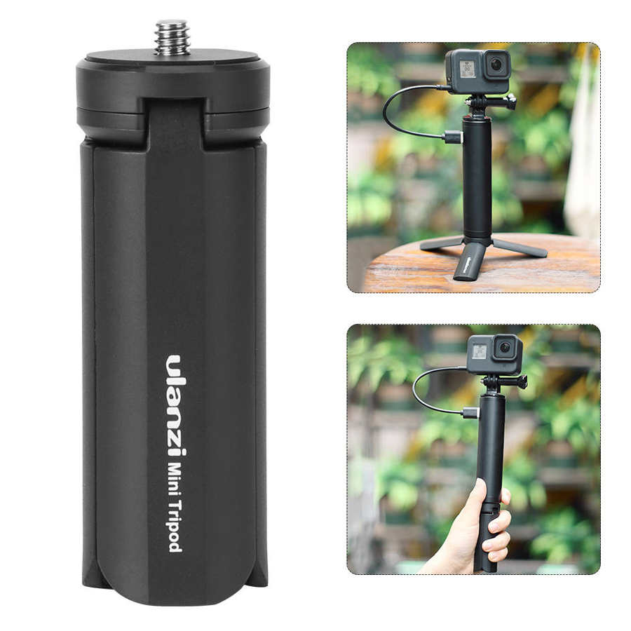 Ulanzi MT-15 Tragbare Mini Stativ Schreibtisch-Stativ 1/4'' Montage Schraube für Smartphone DSLR Video Gimbal Stativ für Osmo Vlog