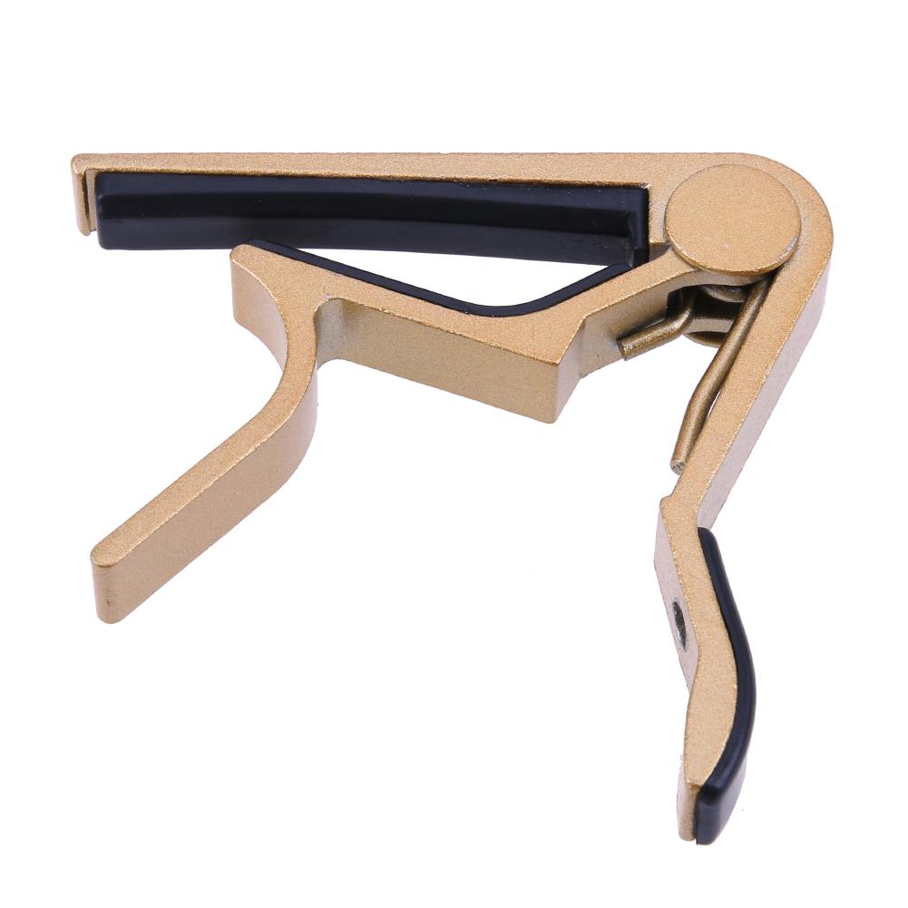 Aluminium Guitar Tuner Klem Professionele Key Trigger Capo Voor Akoestische Elektrische Muziekinstrumenten Accessoires: Golden