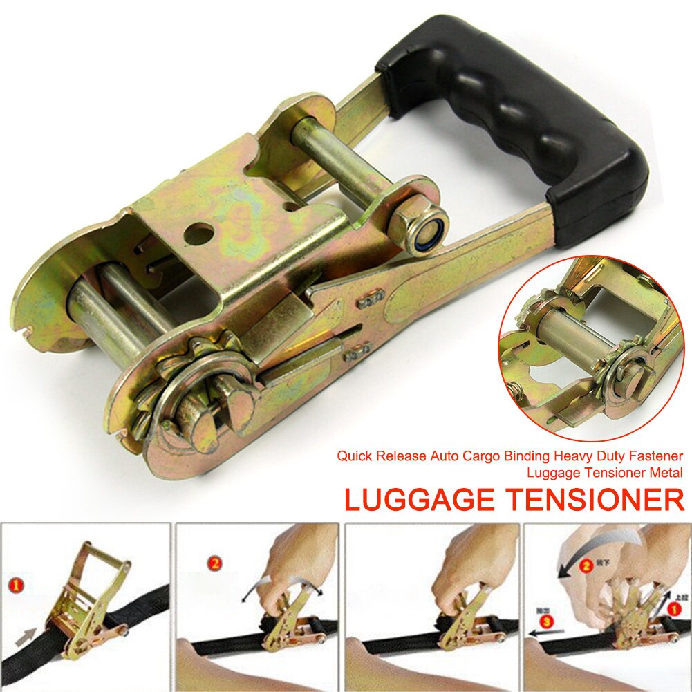 Trailer Labor Saving Fastener Heavy Duty Luggage Tensioner Protective Cargo Binding Trucks Quick Release Locking Cars Metal Auto