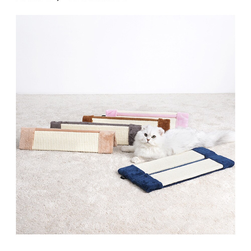 Cat Scratch Board Pet Kitten Wall Corner Scratching Mat Post Foldable Pet Sisal Cat Climbing Frame Scratching Pet Plush Toys