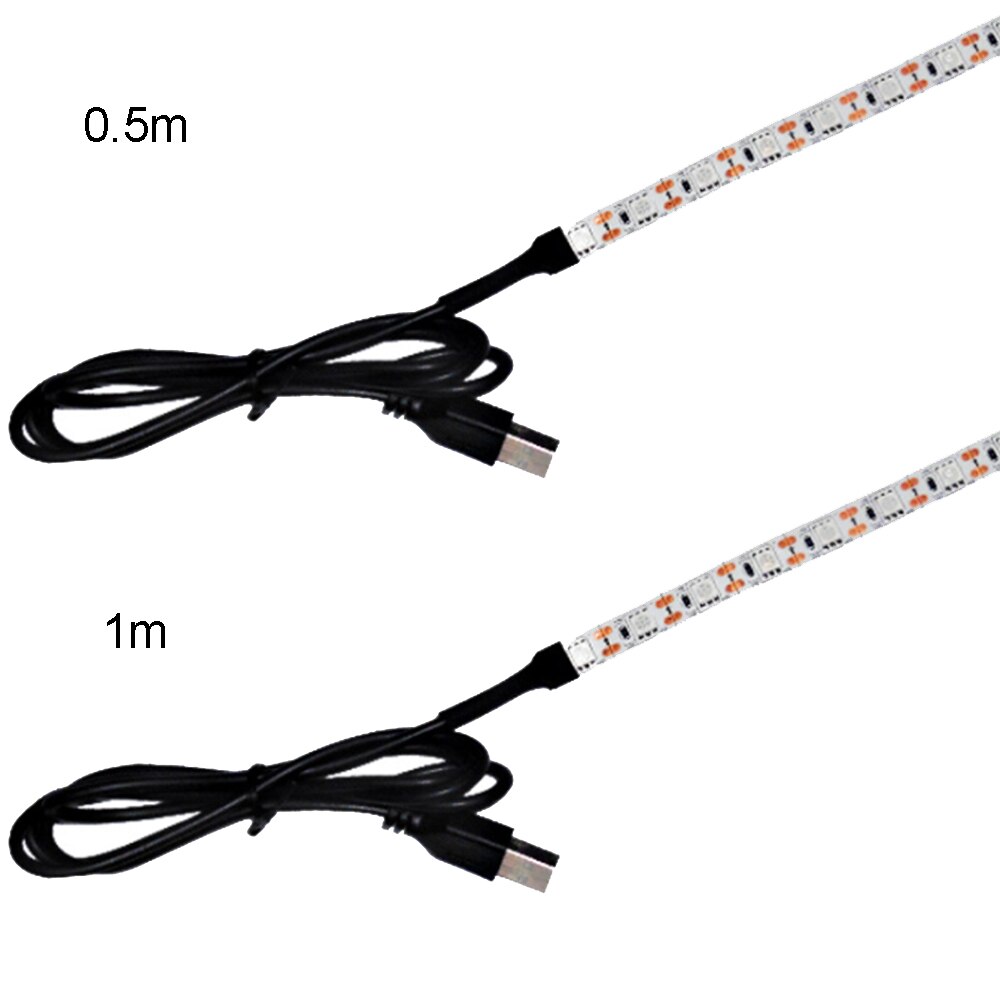 5V UV LED Strip light UVC Germicidal Disinfection Light Bar Bactericidal Lamp No Ozone Sterilizer Mites Light Strips Lamp Mar20
