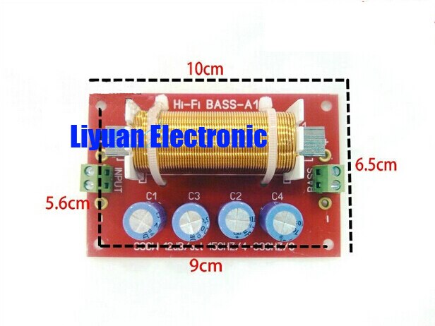 Subwoofer divider / Ultrabass divider / speaker bass drum divider