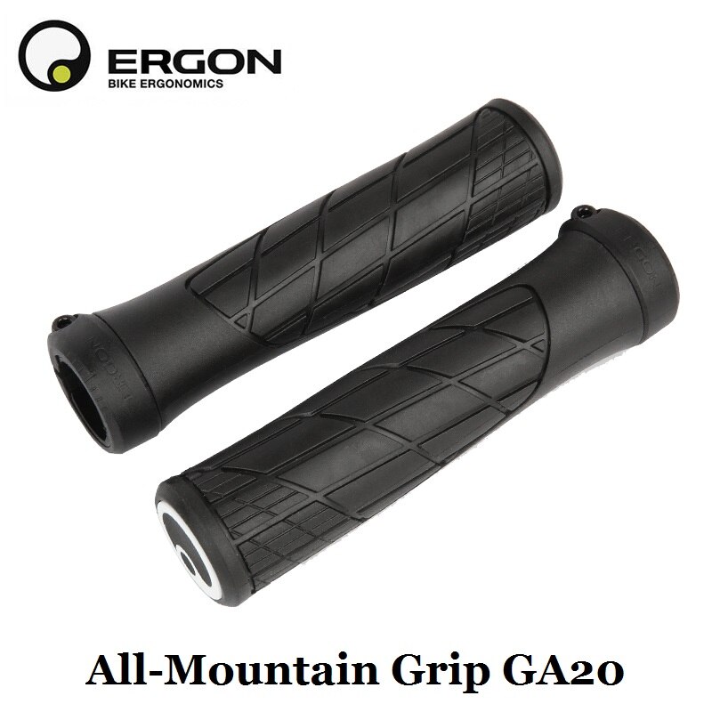 Ergon Ga3 Ge1 Ga20 Anti-slip Rubber Grips Bicycle Handlebar Grip Mtb Cycling Soft Handle Grips Bike Bar End Mount Hand Covers