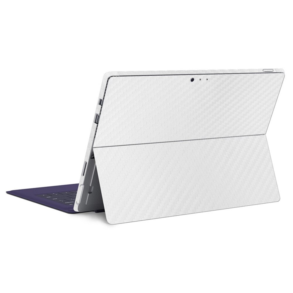 Carbon Fiber Skin Sticker Voor Surface Pro 3: WHITE