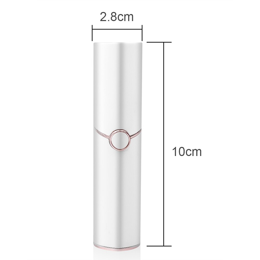 Mini épilateur sans douleur pour le corps, sourcils, en forme de rouge à lèvres, cou, jambes, rasoir Facial