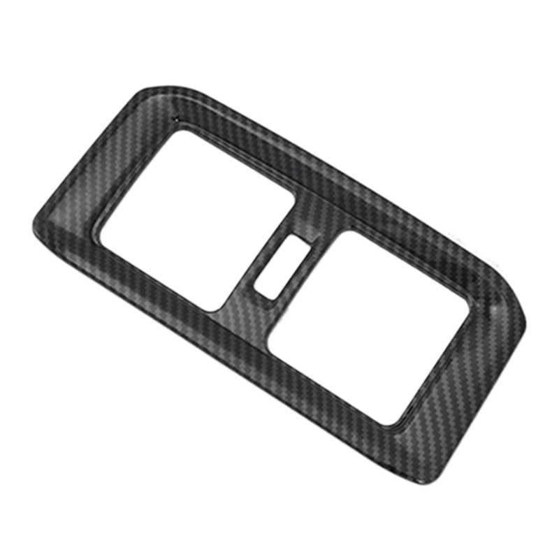 Auto airconditioning ventilatierooster bekleding armsteun doos half pakket achter voor toyota rav 4 rav 4 koolstofvezel stijl auto st