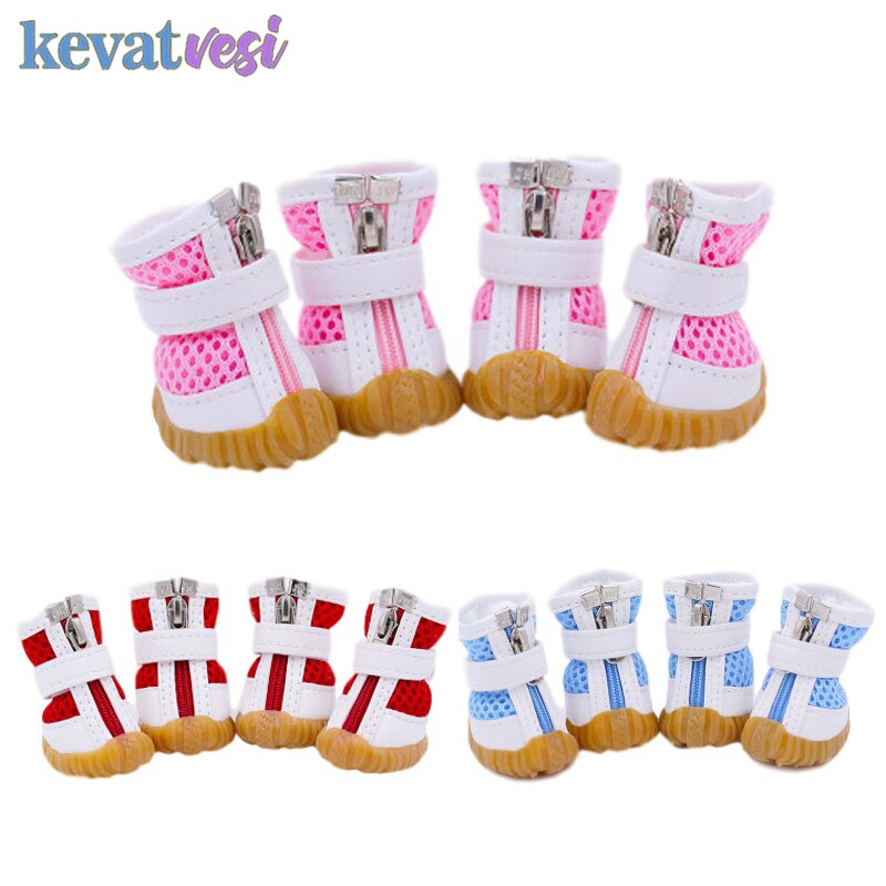 Dog Shoes for Small Dogs Breathable Mesh Dog Boots Anti Slip Dog Sports Shoes Soft Chihuahua Small Medium Dogs Pet Accessories