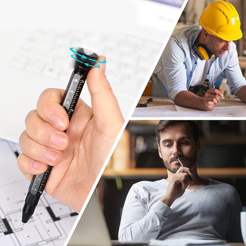 12-in-1-Multitool-Stift-Gadgets, 12-in-1-Multifunktions-Kugelschreiber für Männer D5QC