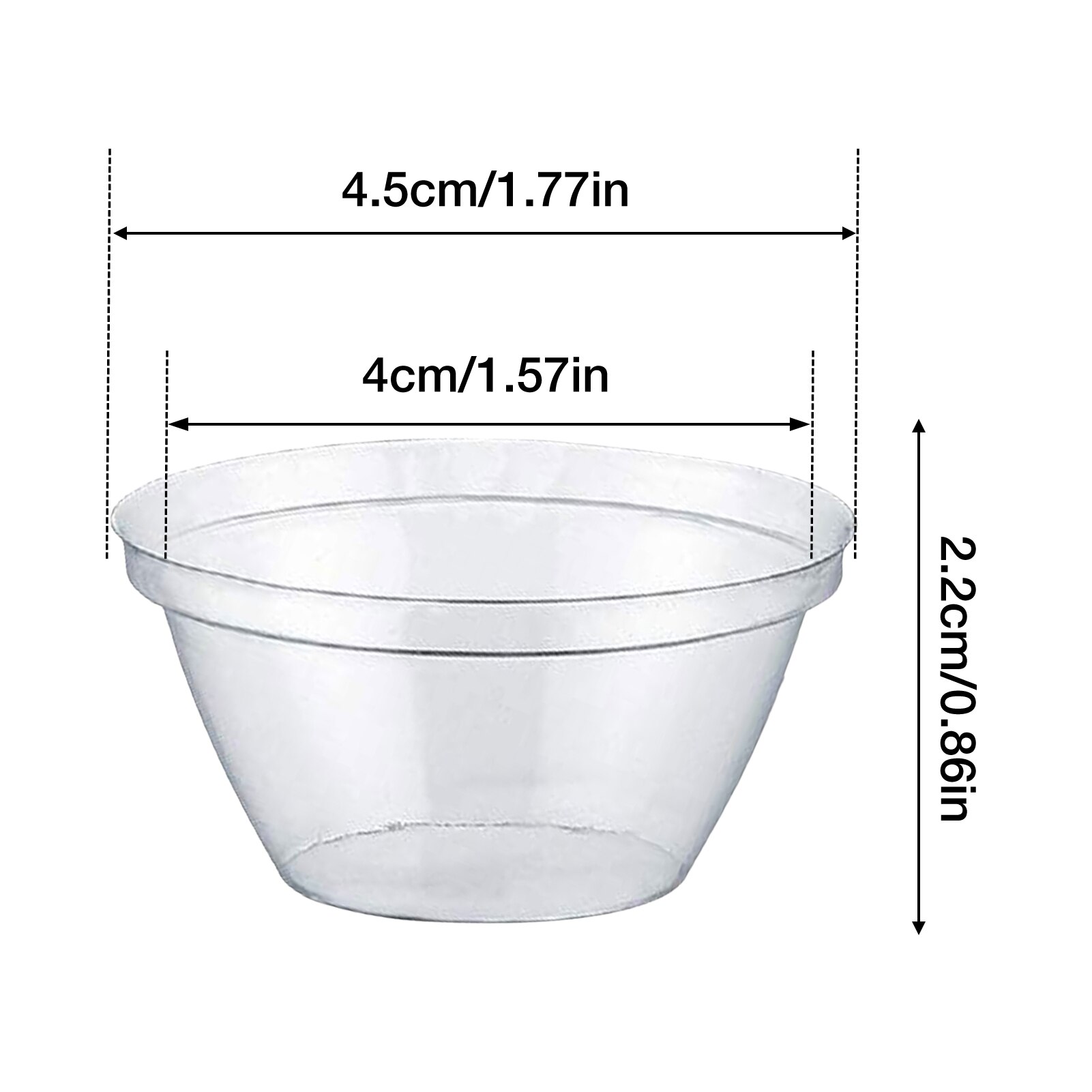 Domo de cultivo para plantas, cúpula de humedad reutilizable, cubierta transparente para plantas de jardín, Mini cúpula de 4 Cm para plantas de arranque de semillas