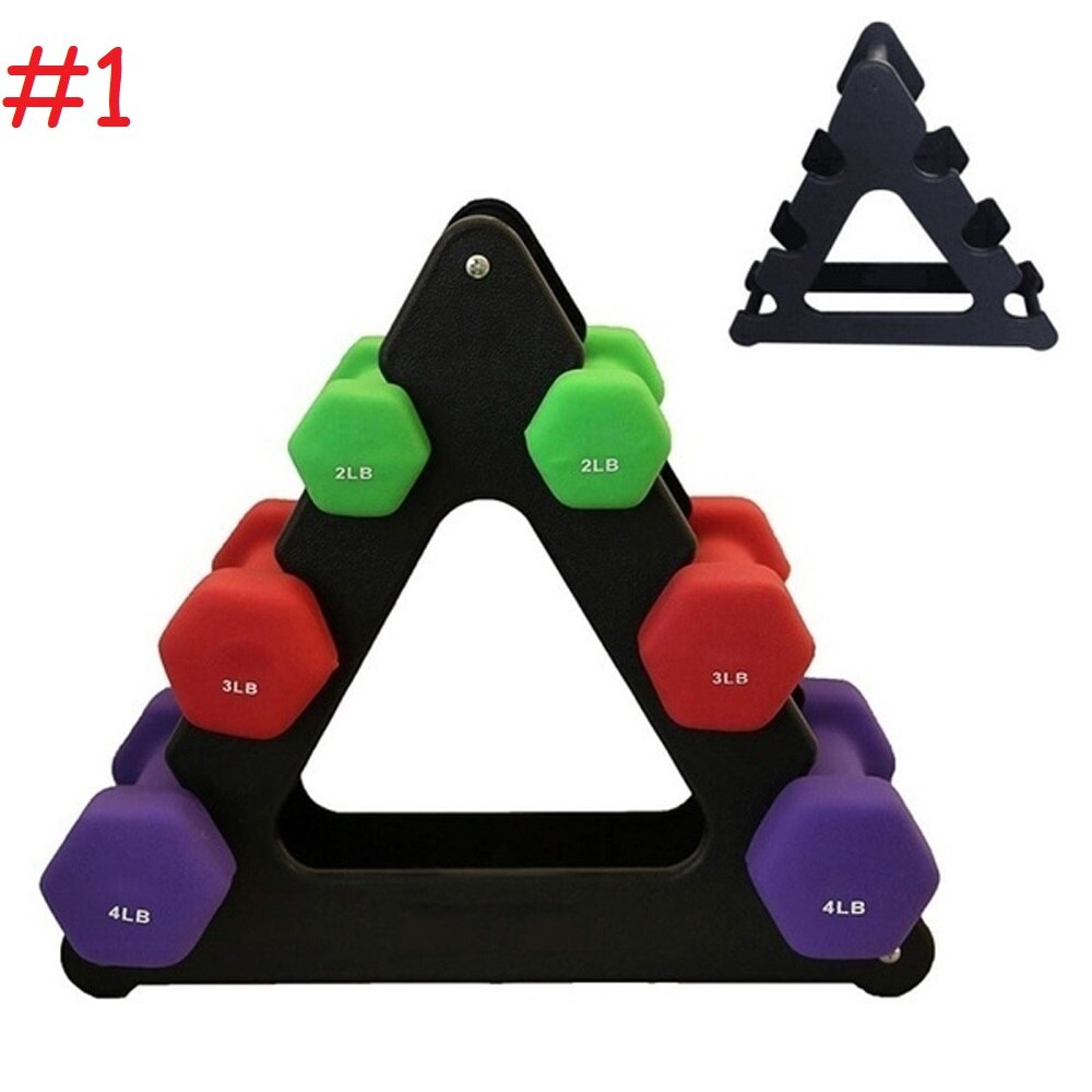 3-Tier Weight Lifting Rack Stands Dumbbell Weightlifting Holder Dumbbell Floor Bracket Home Exercise Accessories