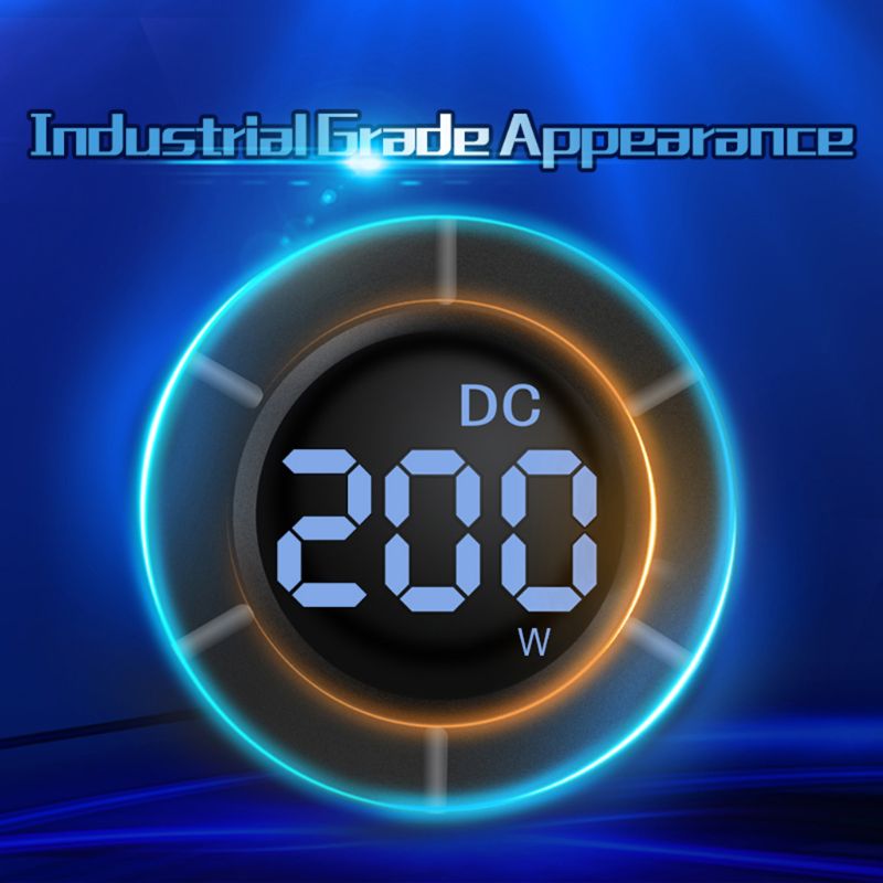 DC 0-300V Round Power Meter Wattmeter Car Power Gauge 3000W 30kW 10A 100A with Shunt Reverse Protection PZEM-019W