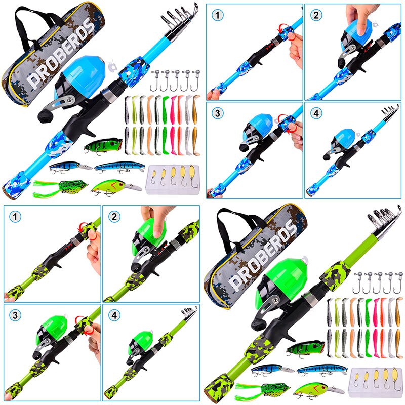 1.2-1.8m Fly Fishing Fly Rod Combo Fishing Rod And Reel Combo Set Kit De Baras De esca Trout Rod Casting Combo Set canne a peche