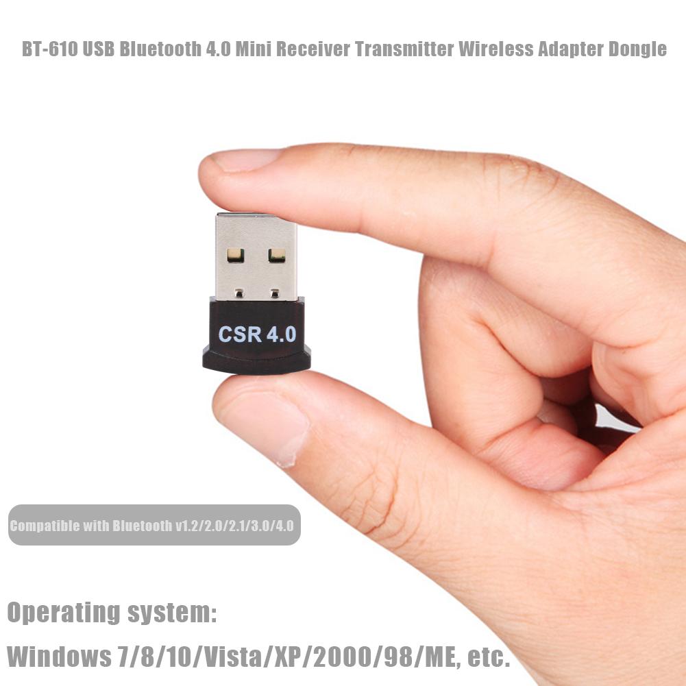 Durável bluetooth adaptador habilmente fabricação BT-610 bluetooth 4.0 adaptador usb sem fio música receptor transmissor mini dongle